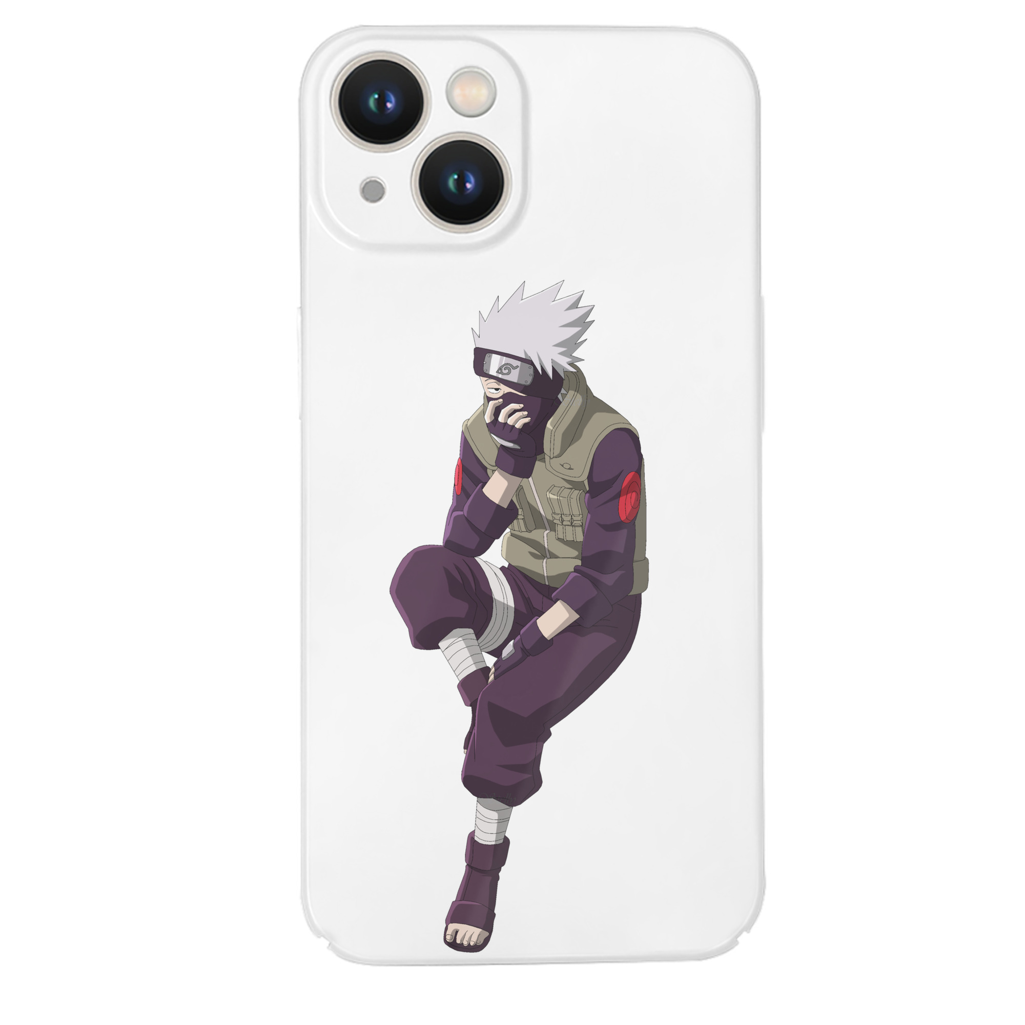 （画像用） NARUTO -ナルト- はたけ カカシ Hatake Kakashi 【iPhone 14シリーズ対応】ハードケース
